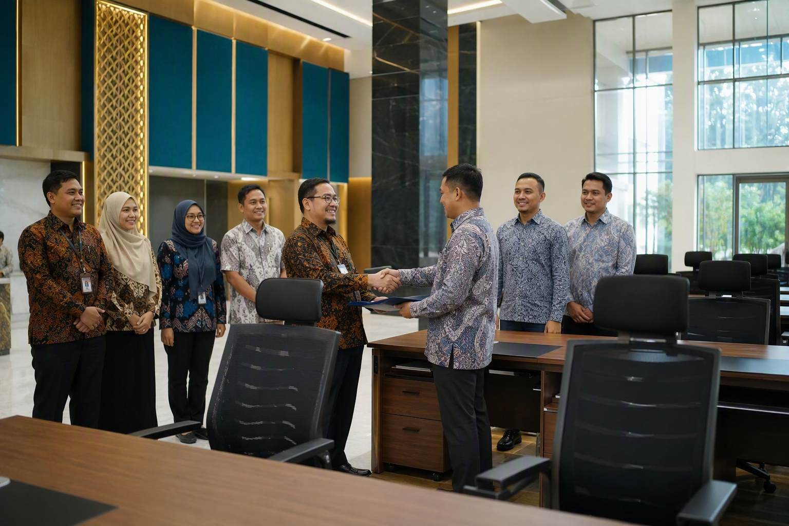 Penyerahan Paket Mebelair untuk Instansi Pemerintah